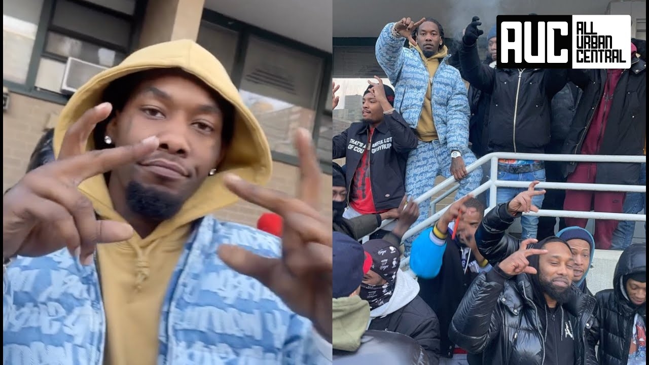 GD's Give Offset A Hood Pass Bring Him To Marcus Garvey Village Trenches In Brooklyn