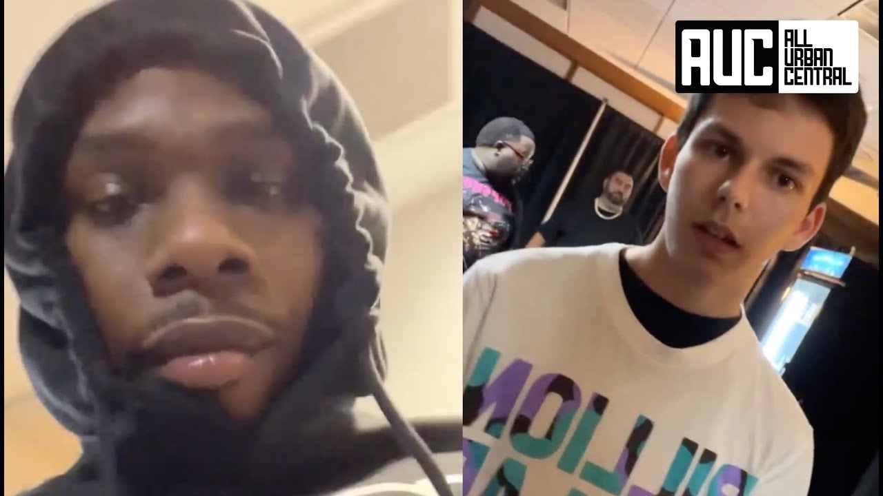 DaBaby Confronts Stalker Fan That Followed Him To Hotel Room