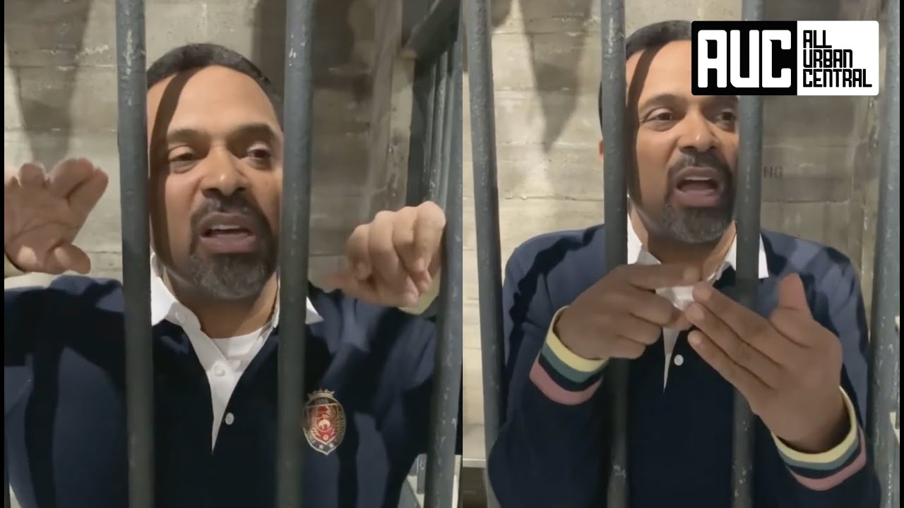 Mike Epps Tries To Talk His Way Out Jail Cell after Getting Arrested On Set