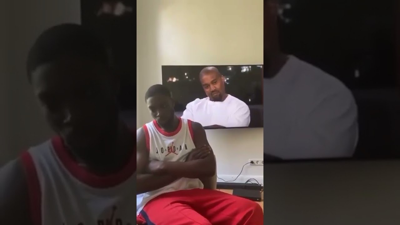 Kanye West Fan Masters His Smile To Frown Combo