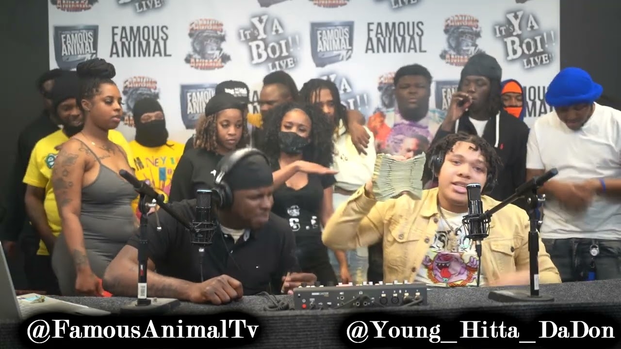 Memphis Rapper Young Hitta Da Don Stops by Drops Hot Freestyle on Famous Animal Tv