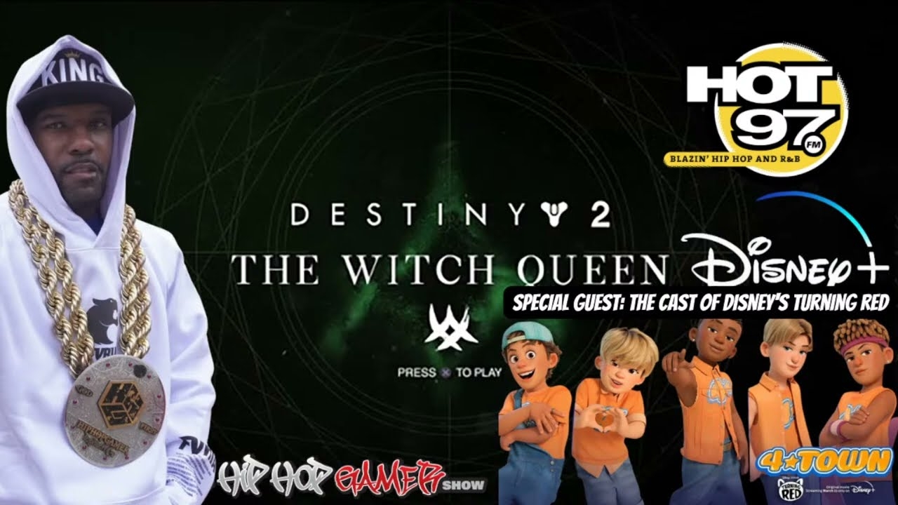 DESTINY 2: The Witch Queen | Disney's Turning Red Cast Interview | HipHopGamer