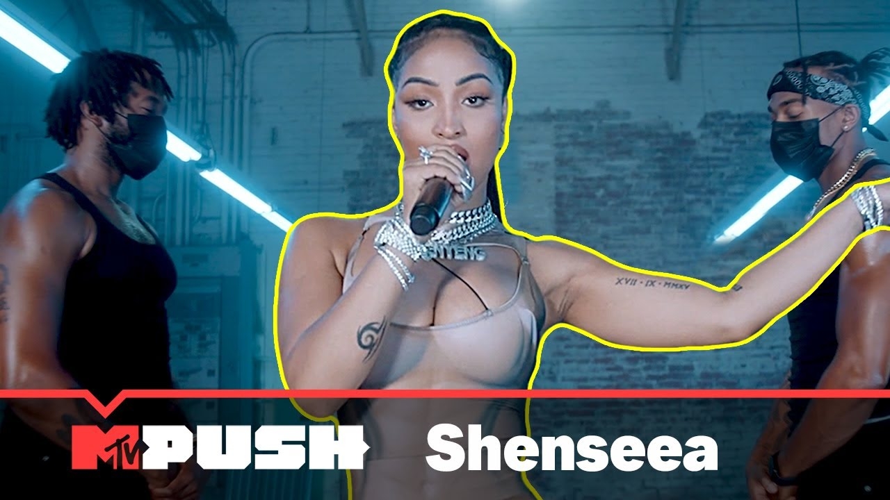 Shenseea 'R U That' LIVE Performance - Mixing throwback beats and working with 21 Savage  | MTV Push