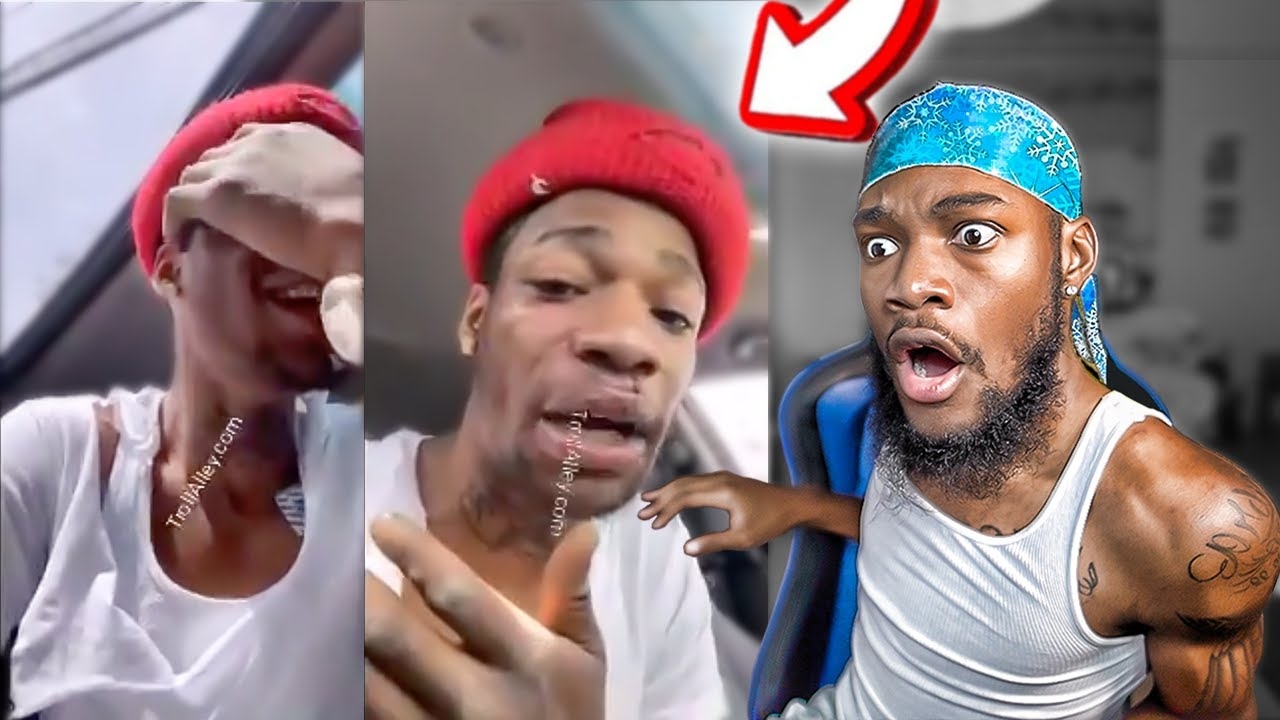"THUG" started CRYING Once OPPS Pulled Up On Him & HE STARTED SNITCHING