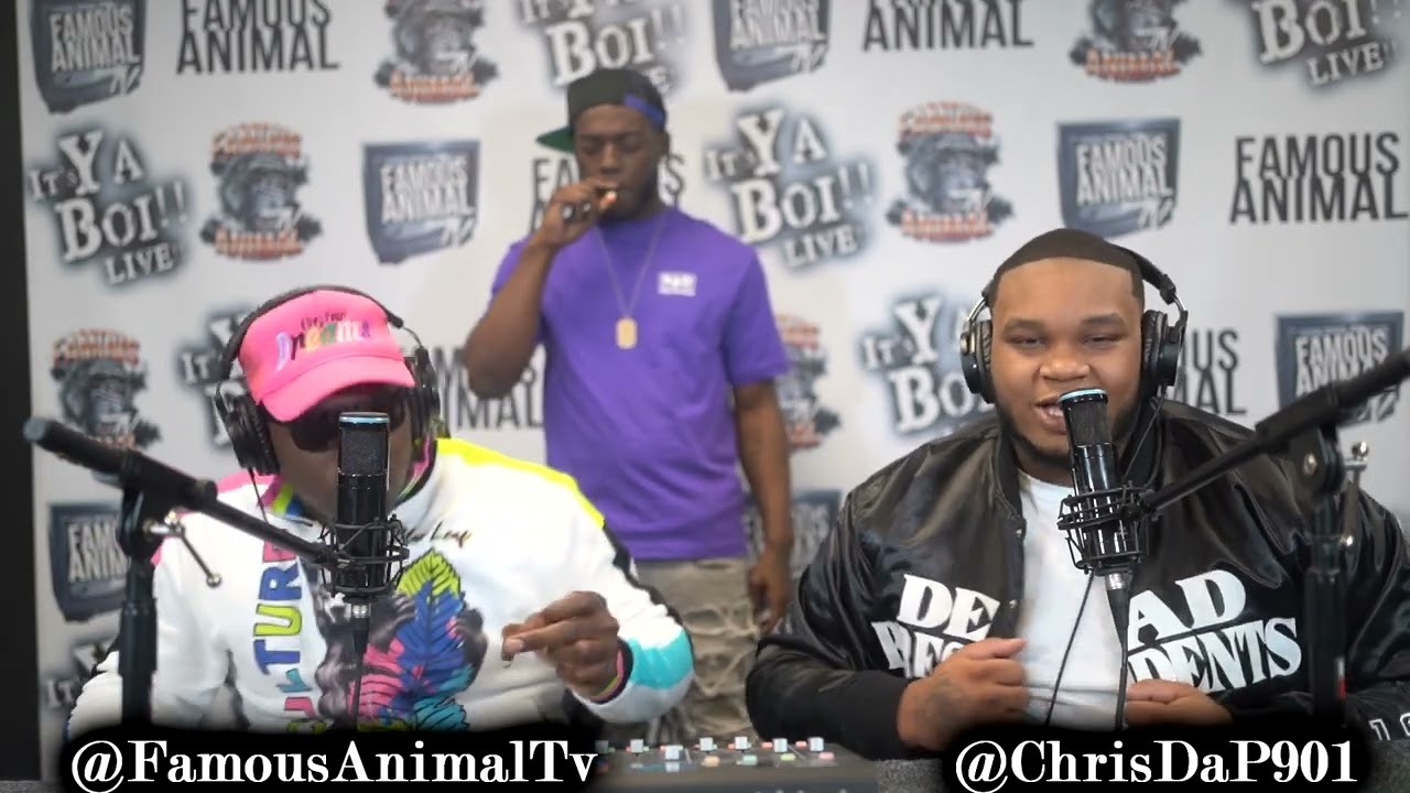 Memphis Rapper Chris Da P Stops by Drops Hot Freestyle on Famous Animal Tv