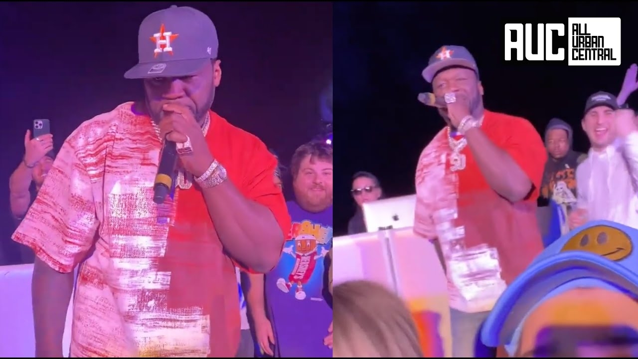 50 Cent Got Rich People Going Crazy Performs In Backyard Of Billionaires TikTok Mansion