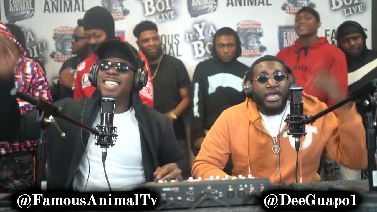 Memphis Rapper Dee Guapo Stops by Drops Hot Freestyle on Famous Animal Tv