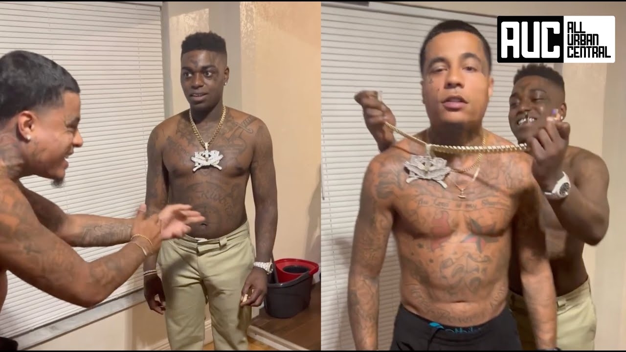 Kodak Signs Fan On The Spot Gives Him Diamond Chain After Spitting Freestyle For Him