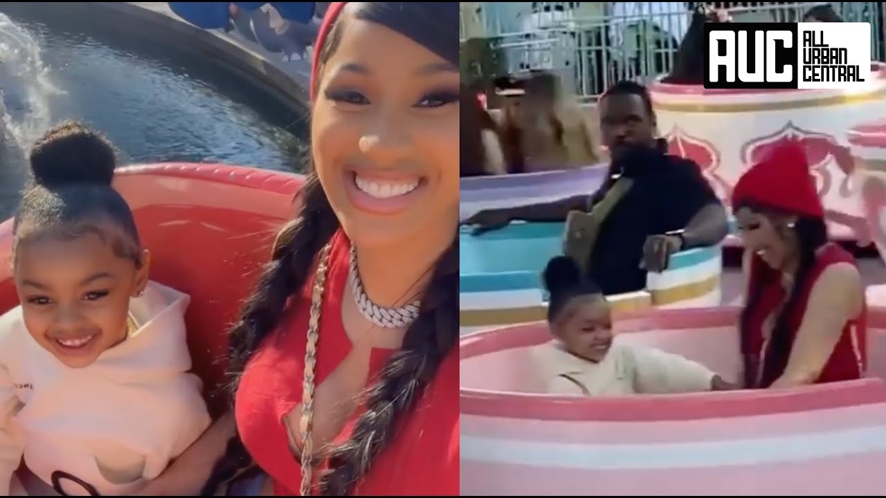 Cardi B Bodyguard On Red Alert Takes No Chances Protecting Them At Disneyland