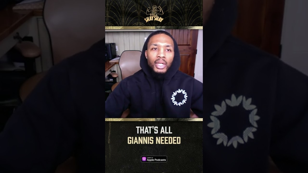 Damian Lillard says the Blazers can build a championship team around him, like Bucks did w/ Giannis