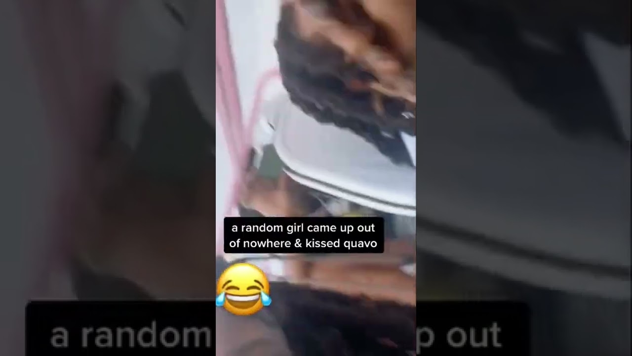 Quavo Gets Kissed By Random Girl