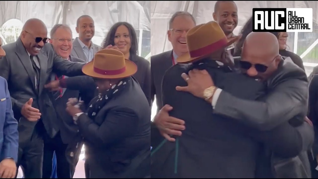 Steve Harvey Gets Emotional After Seeing Cedric The Entertainer For The First Time In Years