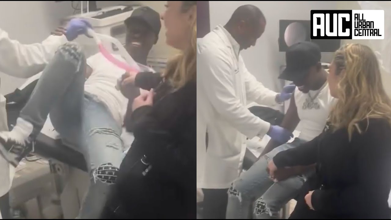 Bobby Shmurda Turned Into A Whole Baby Screams While Getting A Shot At Doctors Office