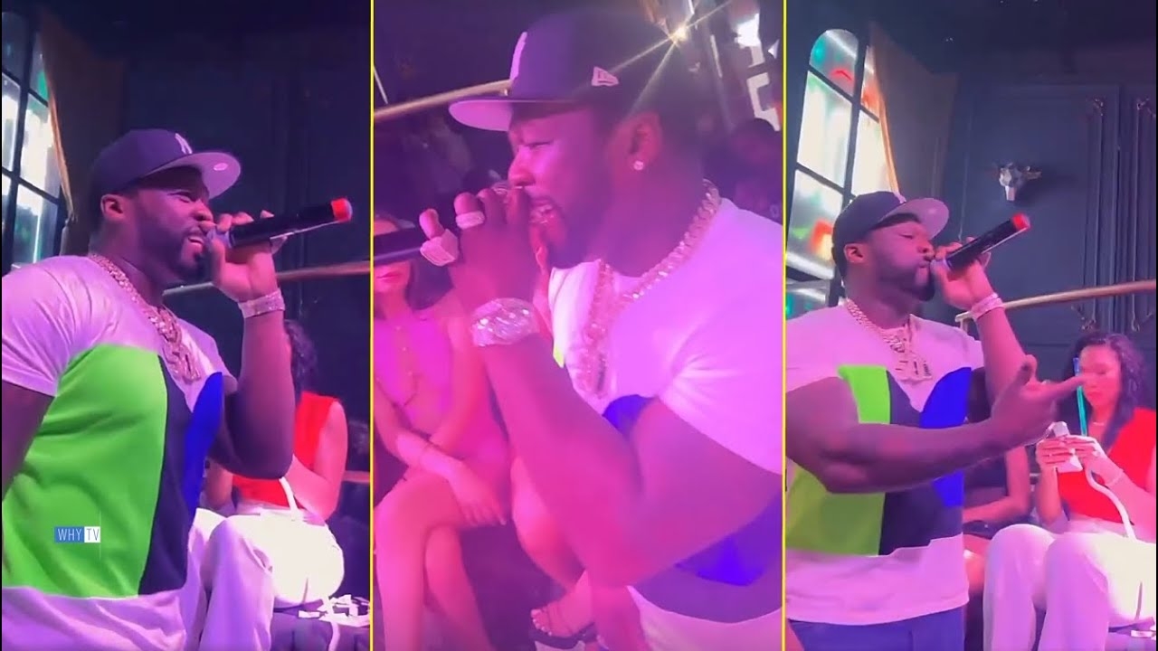 50 Cent Reunited With Cuban Link In Miami Club And Performing In Da Club 'Amazing Night With Fifty'