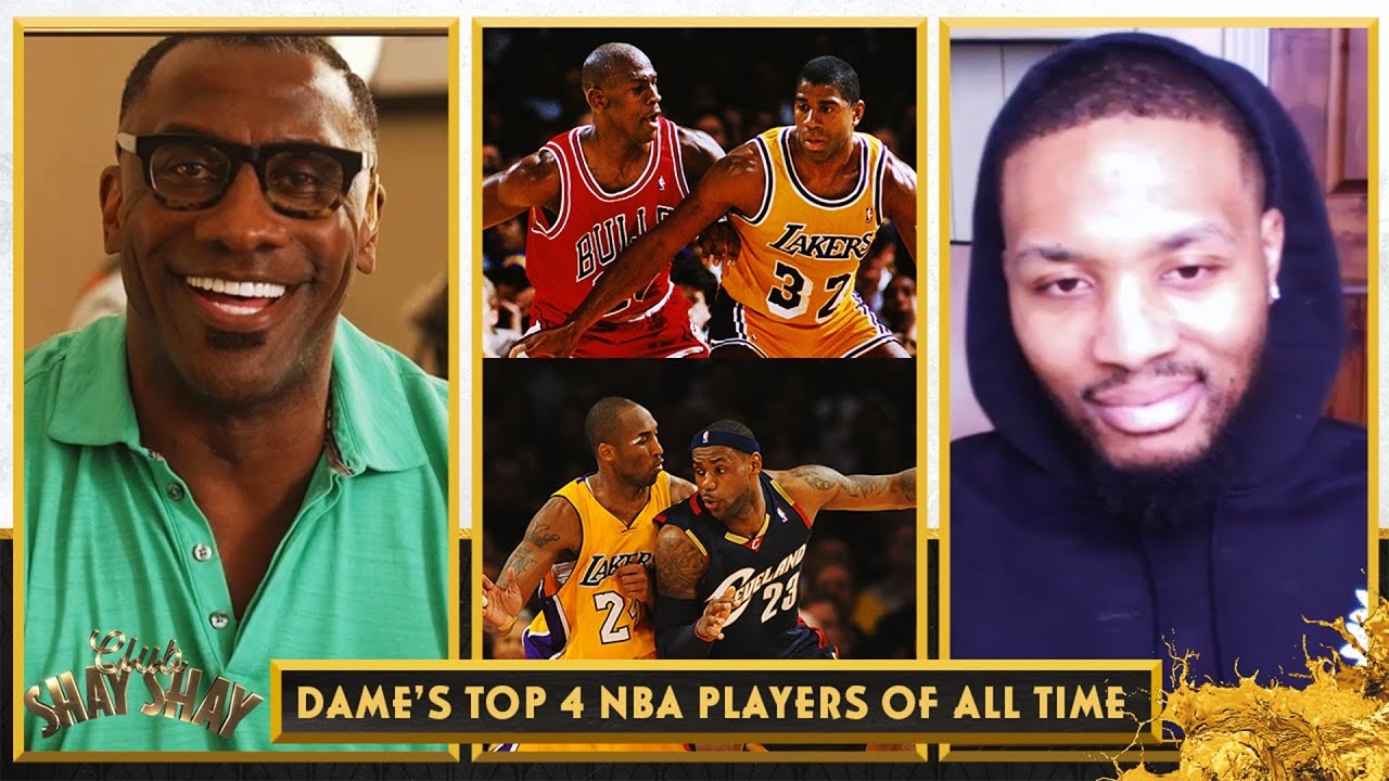 Michael Jordan, Kobe Bryant & LeBron James top Damian Lillard’s NBA MT. Rushmore | CLUB SHAY SHAY