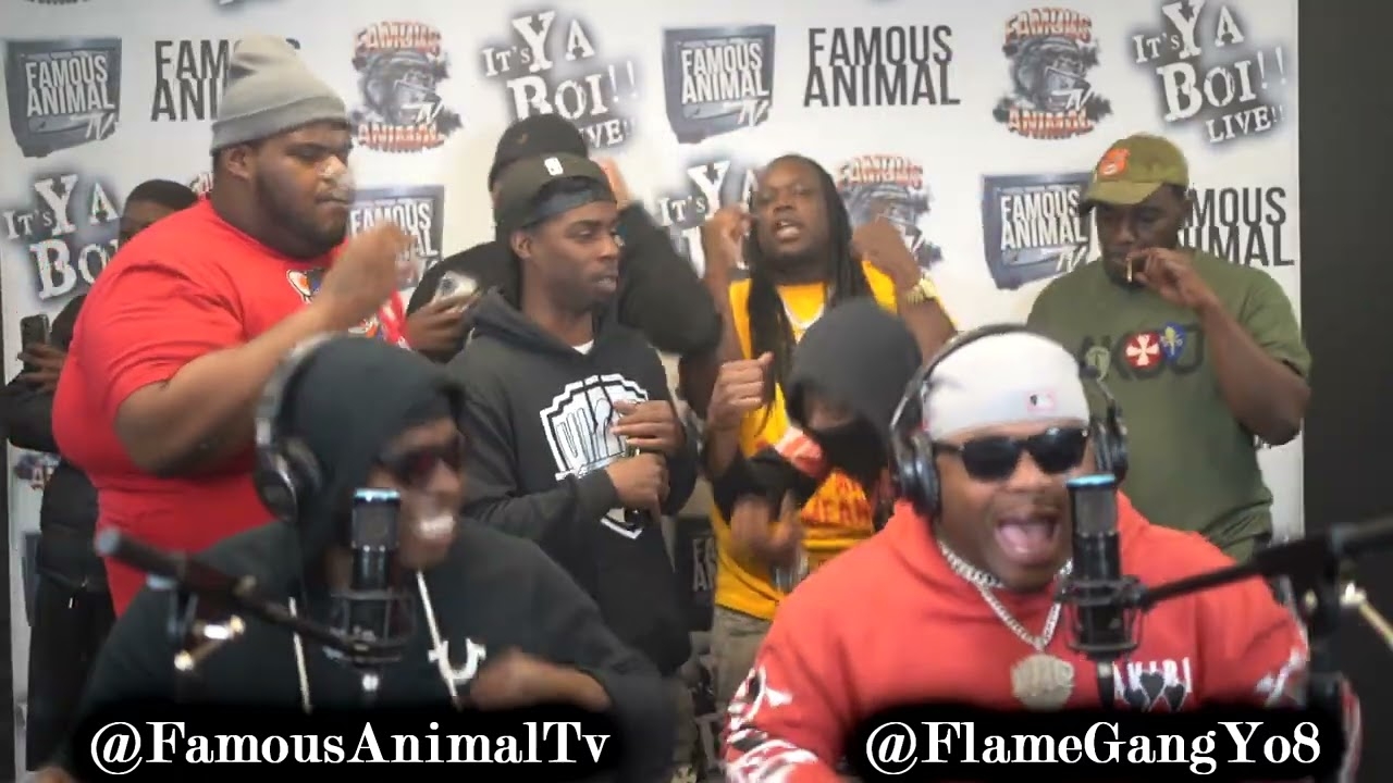 Memphis Rapper FlameGangYo8 Stops by Drops Hot Freestyle on Famous Animal Tv