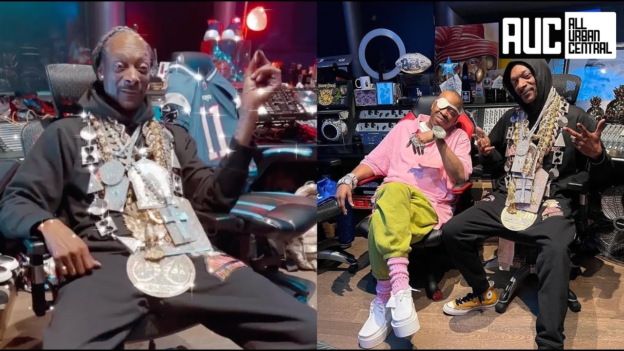 Snoop Meets Slick Rick And Puts On Every Piece Of Jewelry He Owns At Once