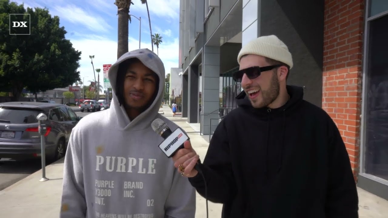 DDG Talks Aliens, Space, Getting Over Breakups & More While Walking Around Hollywood