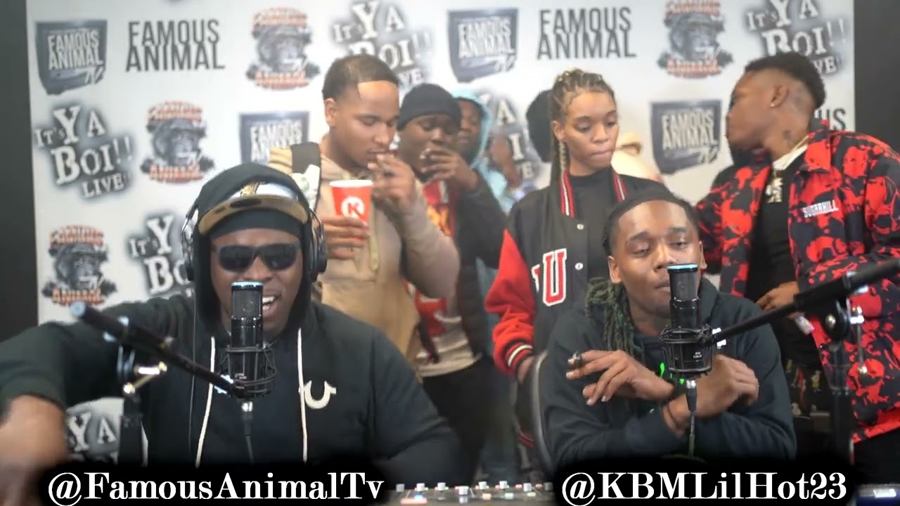 Memphis Rapper Kbm LilHot Stops by Drops Hot Freestyle on Famous Animal Tv