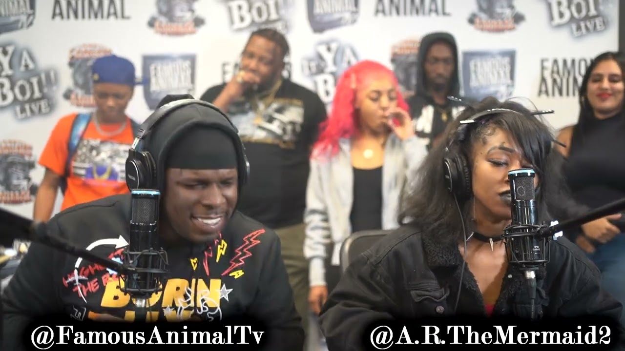 Memphis Female Rapper A.R. The Mermaid Stops by Drops Hot Freestyle on Famous Animal Tv