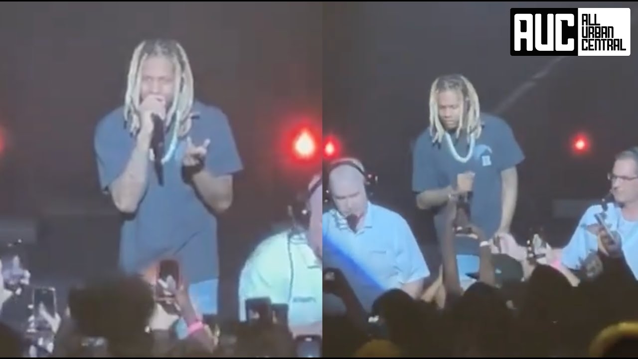 "I Dont Know What To Do" Lil Durk Stops Concert After Fan Peed On Themselves