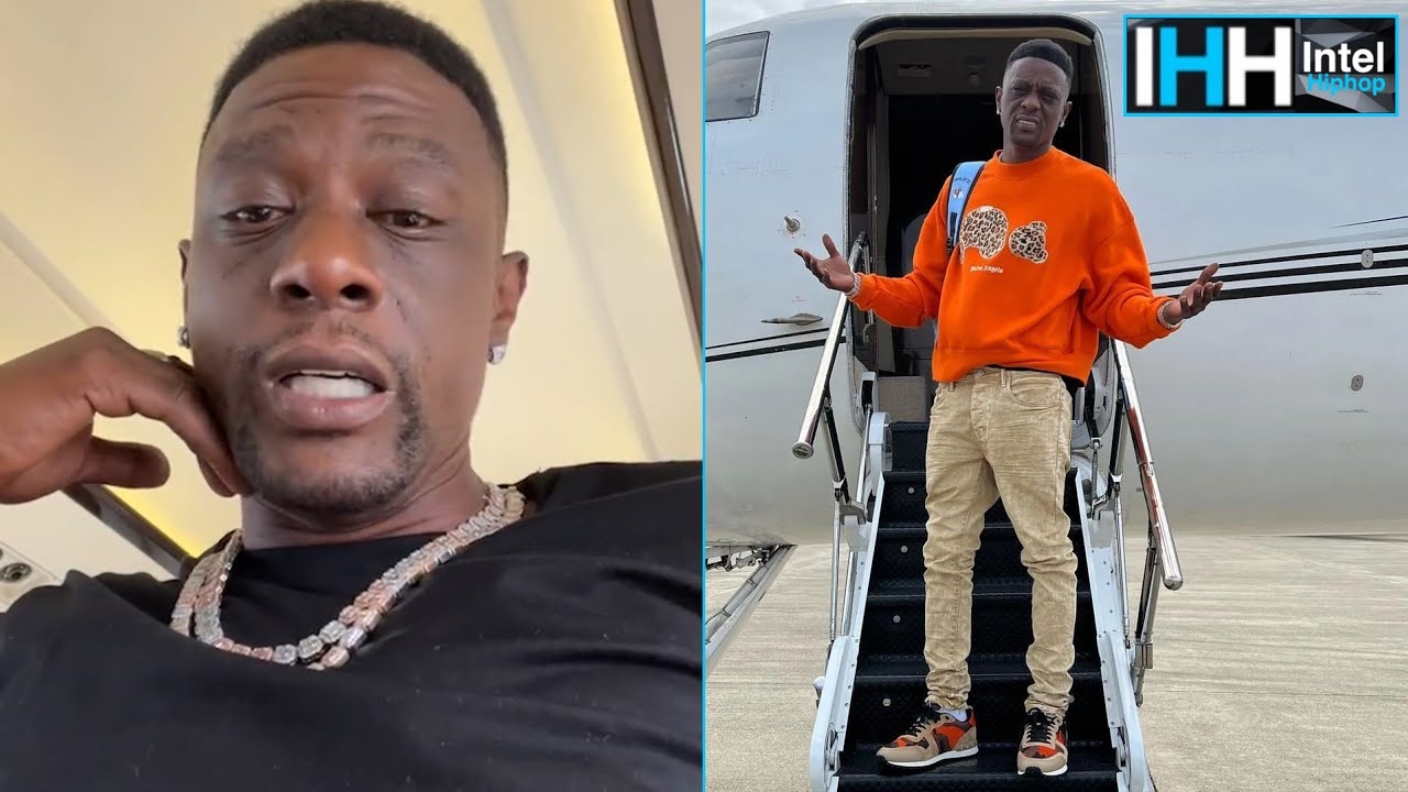 Boosie on edge after getting stopped by customs on his private jet to see if he’s flying dirty