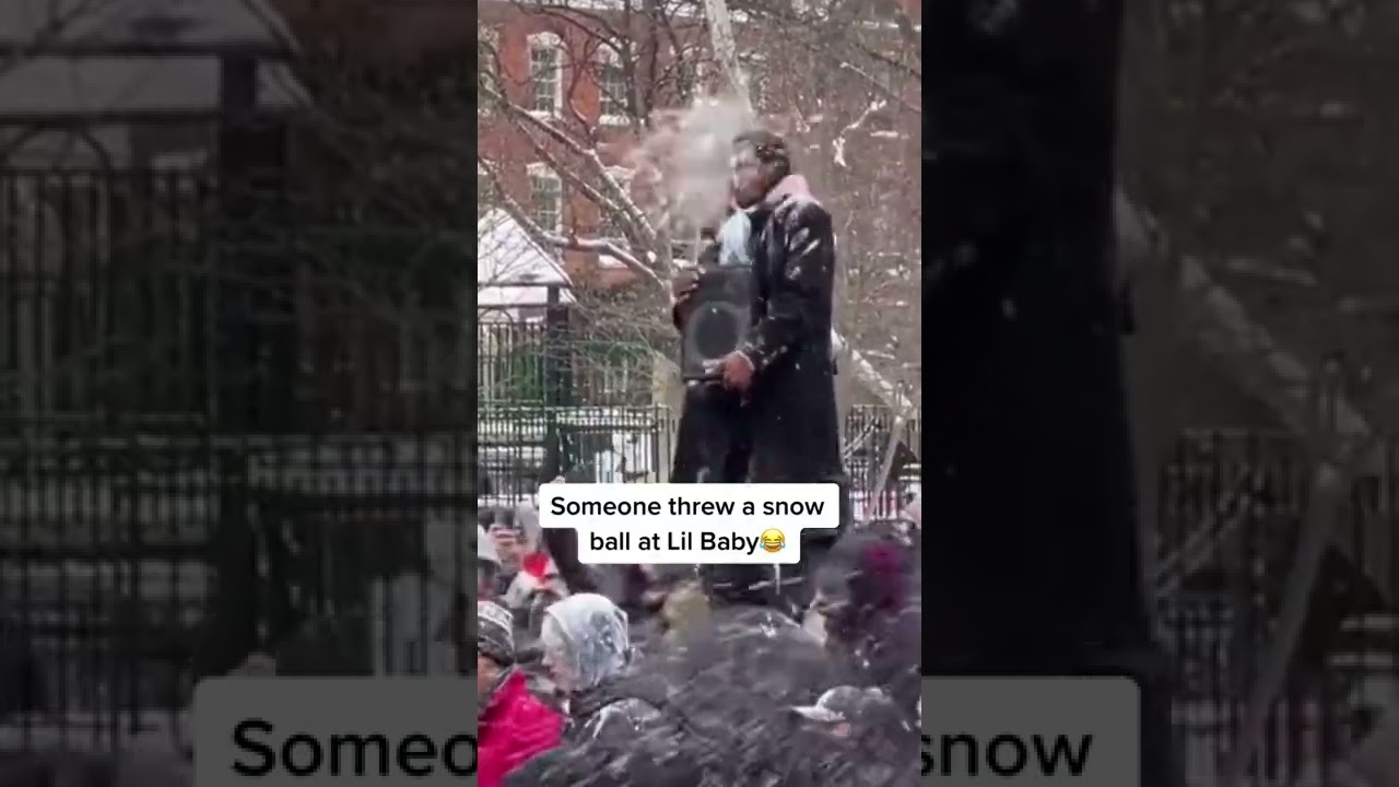 Who Threw A Snowball At Lil Baby????