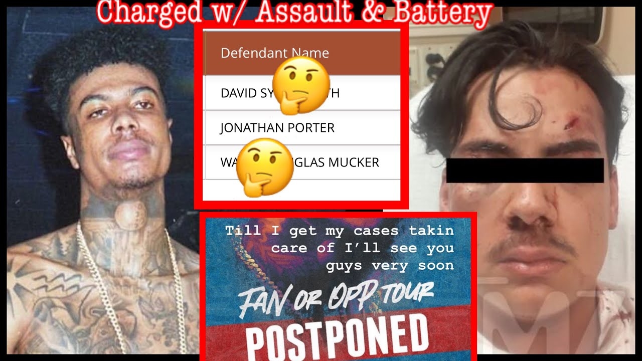 Blueface charged with A&B, after altercation with bouncer / FORCED TO POSTPONE TOUR