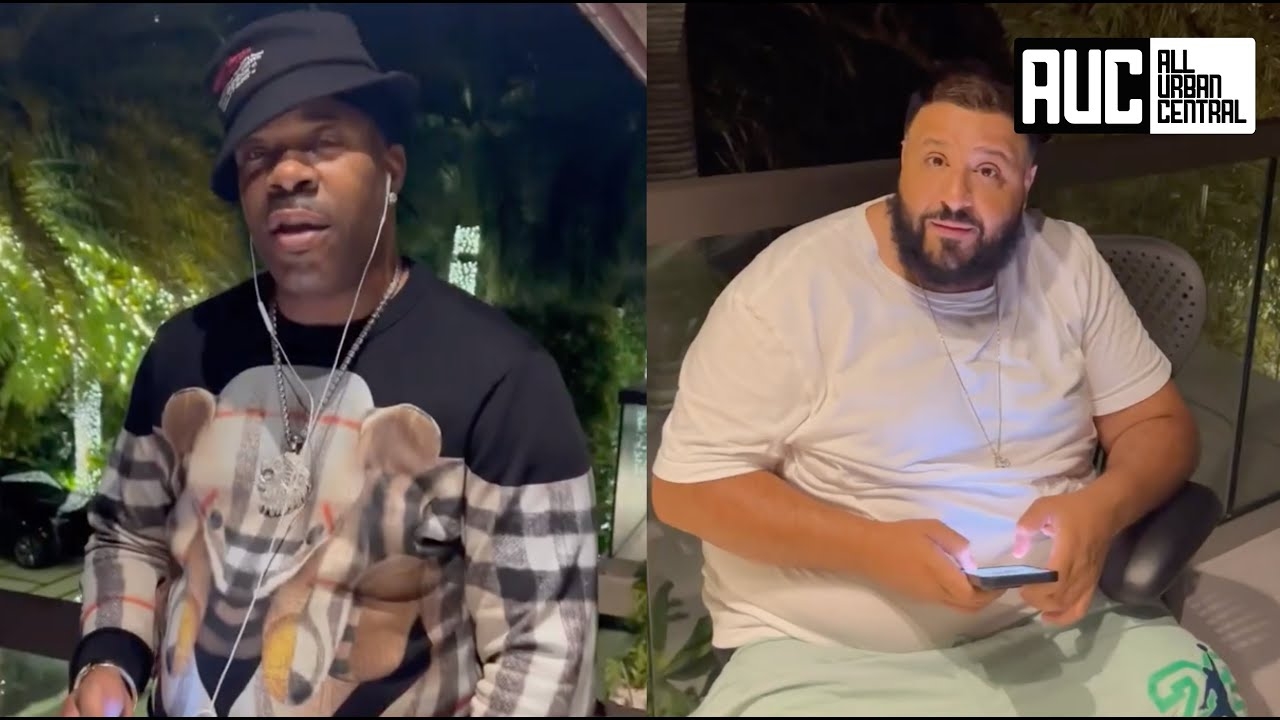 DJ Khaled Makes Busta Rhymes Wear Shoe Condoms While Walking In His House