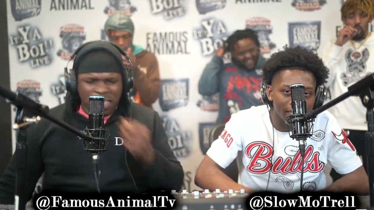Memphis Rapper SlowMoTrell Stops by Drops Hot Freestyle on Famous Animal Tv