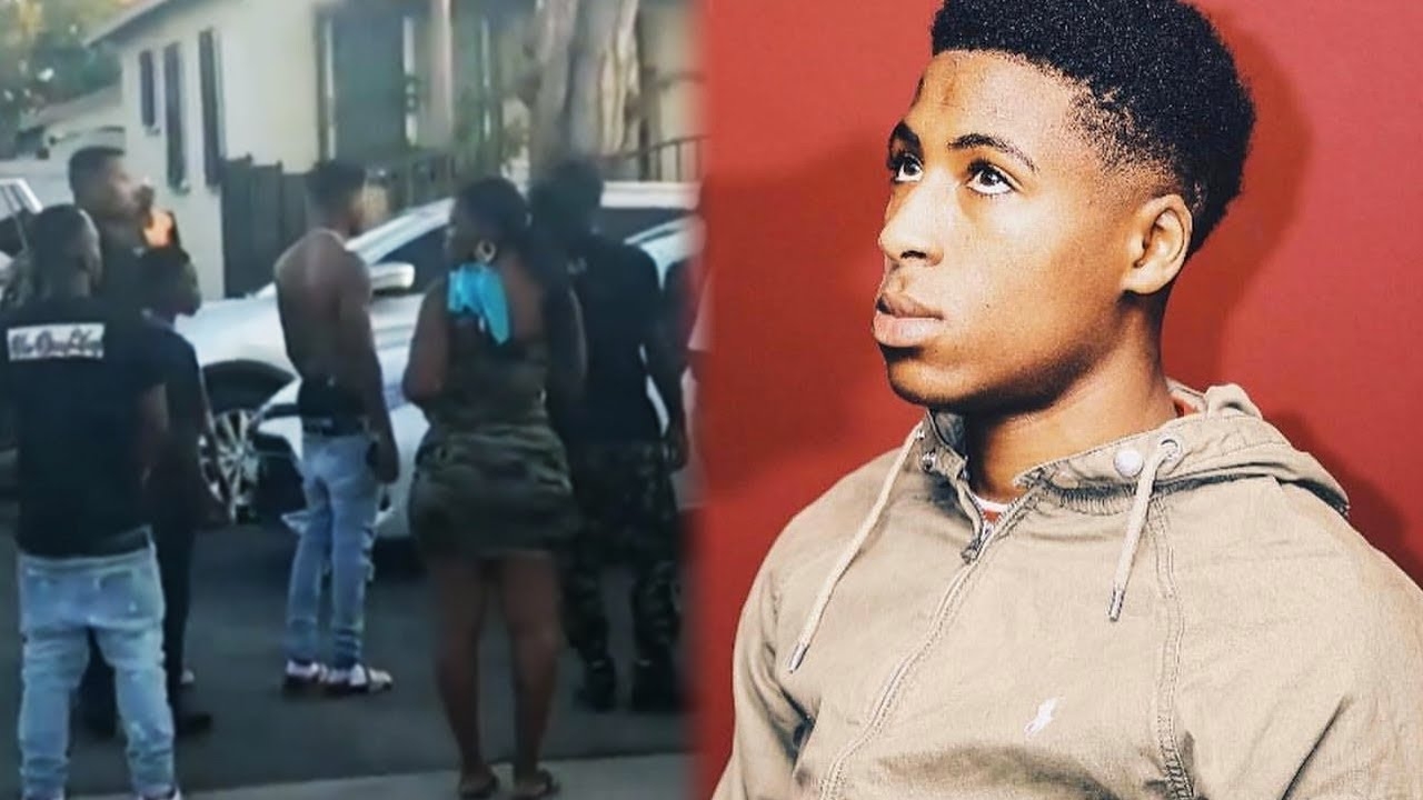 Different Angle Of Goons Pulling Up On NBA YoungBoy In Watts LA
