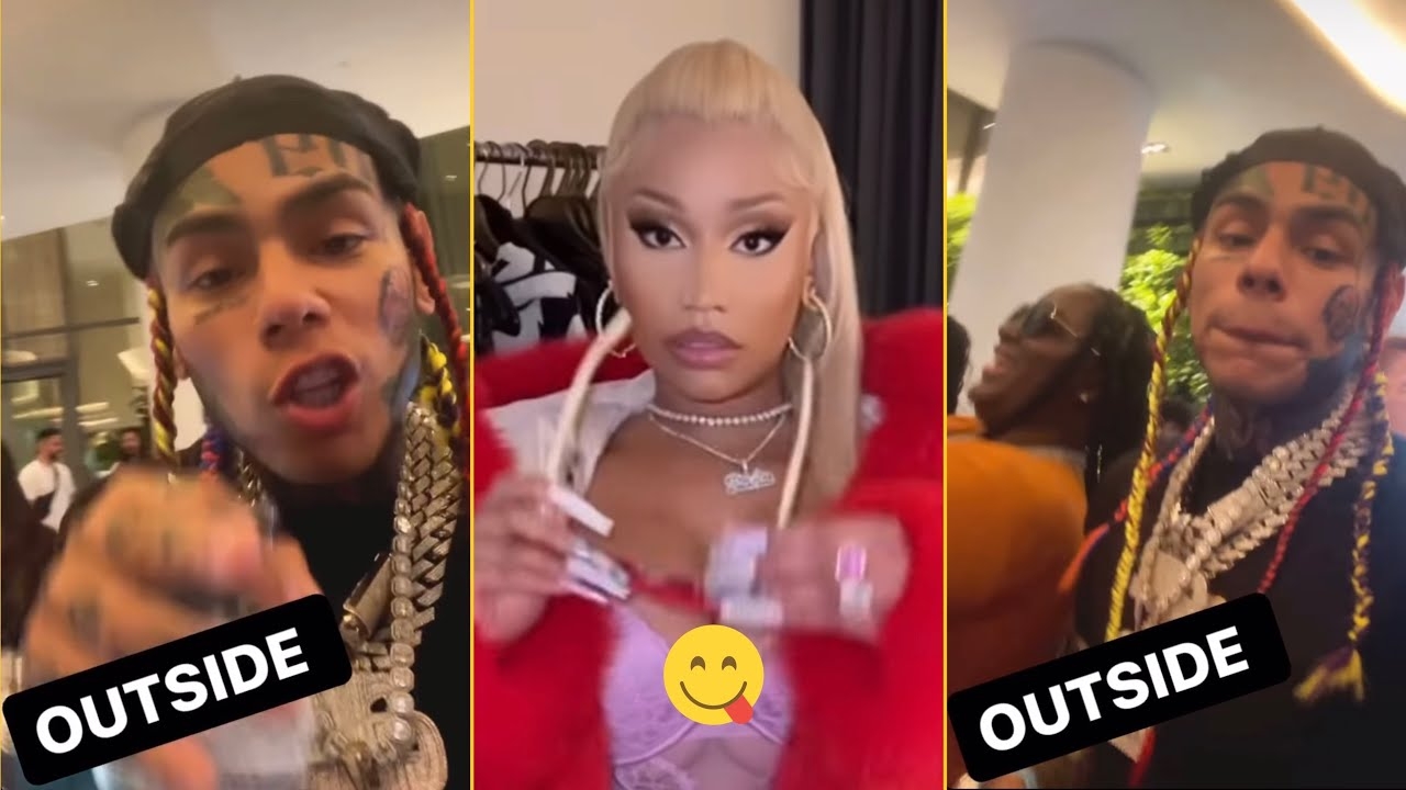 6ix9ine Sends Shots To Nicki Minaj & Says He Is Not Afraid To Come Outside ‘I’m Only Rat In Streets’
