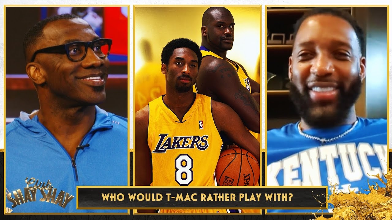 T-Mac: It would’ve been nice to play with Kobe, but Shaq is the No. 1 choice. He could do a backflip
