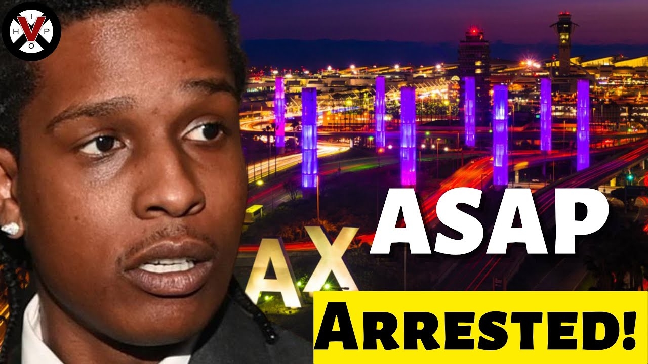 Cops RUN DOWN On Asap Rocky At LAX Airport!