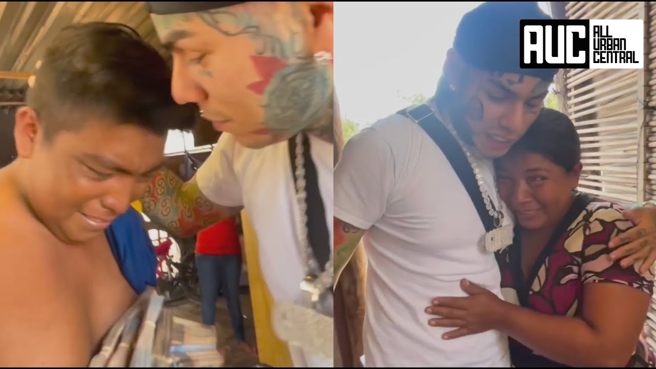 6ix9ine Makes Struggling Family Cry After Blessing Them With $1M Cash