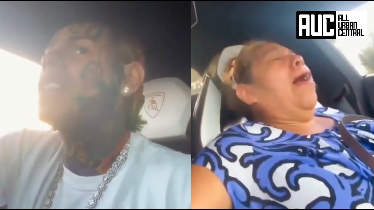 6ix9ine Got His Mom Scared Riding In His Lamborghini For The First Time