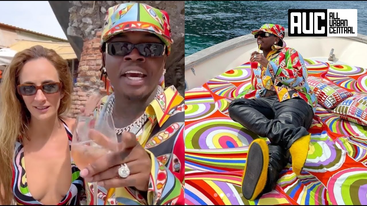 Gunna Gets Turned Out In Italy By Pucci Gown Designers