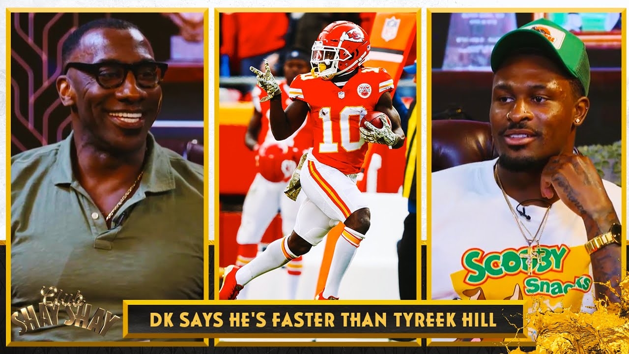 DK Metcalf confidently says he’s faster than Tyreek Hill | Ep. 51 | CLUB SHAY SHAY