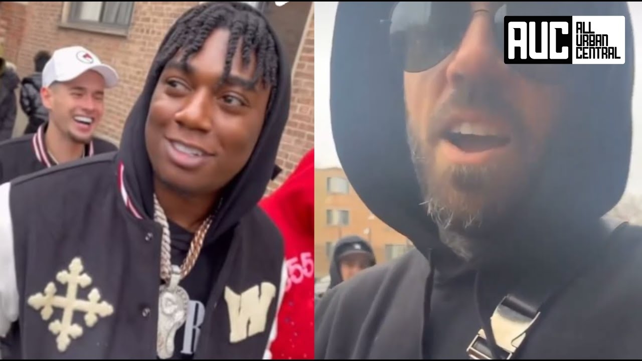 Things Get Spicy After Fredo Bang Adam 22 Go To O-Block To Film At King Von Mural