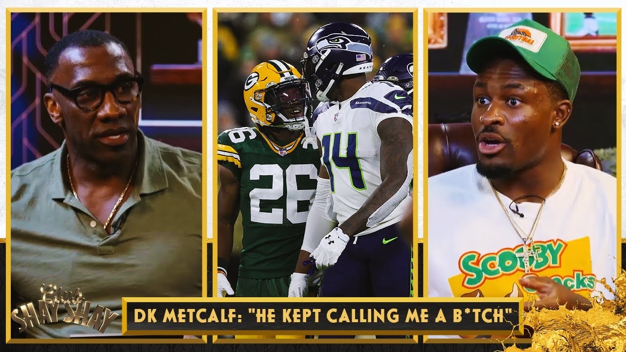 "He kept calling me the B-word." — DK Metcalf on grabbing a Packers' face mask and getting ejected
