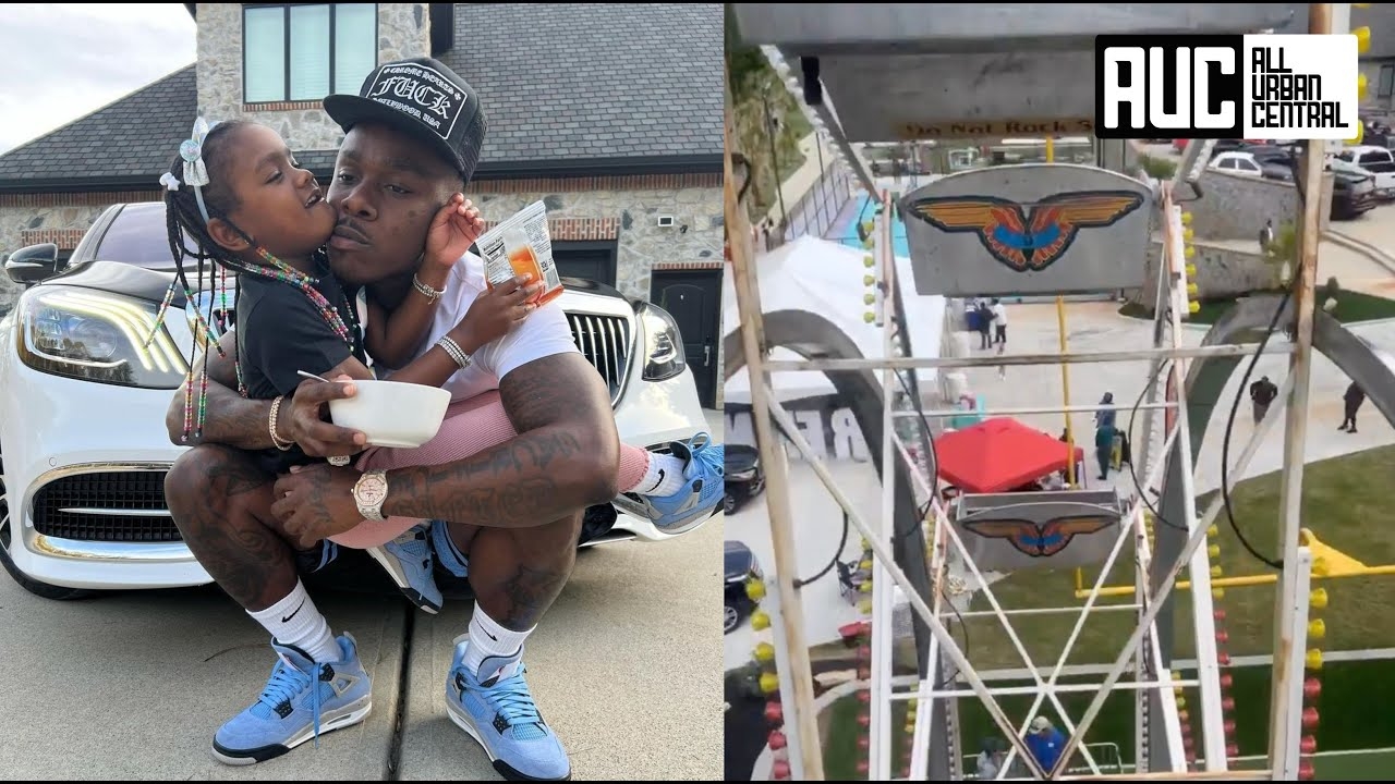 DaBaby Builds Entire Amusement Park In His Backyard For His Daughters Bday