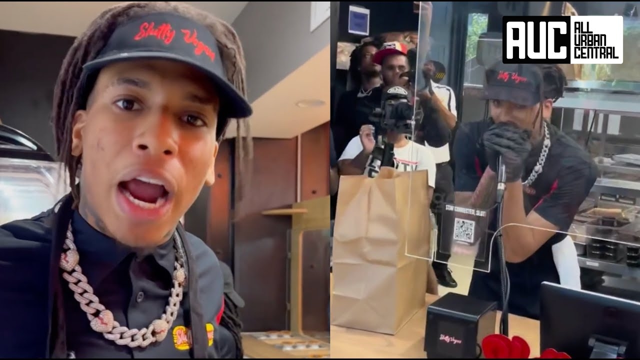 "Come Get Yo Food Mane" NLE Choppa Gets Job At Fast Food Restaurant