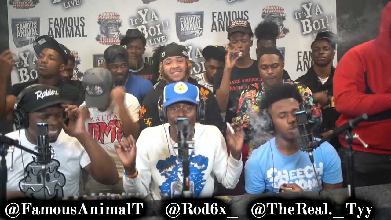 Holly Springs Mississippi Rappers Rod 6x & Lil Tyy Stops by Drops Hot Freestyle on Famous Animal Tv