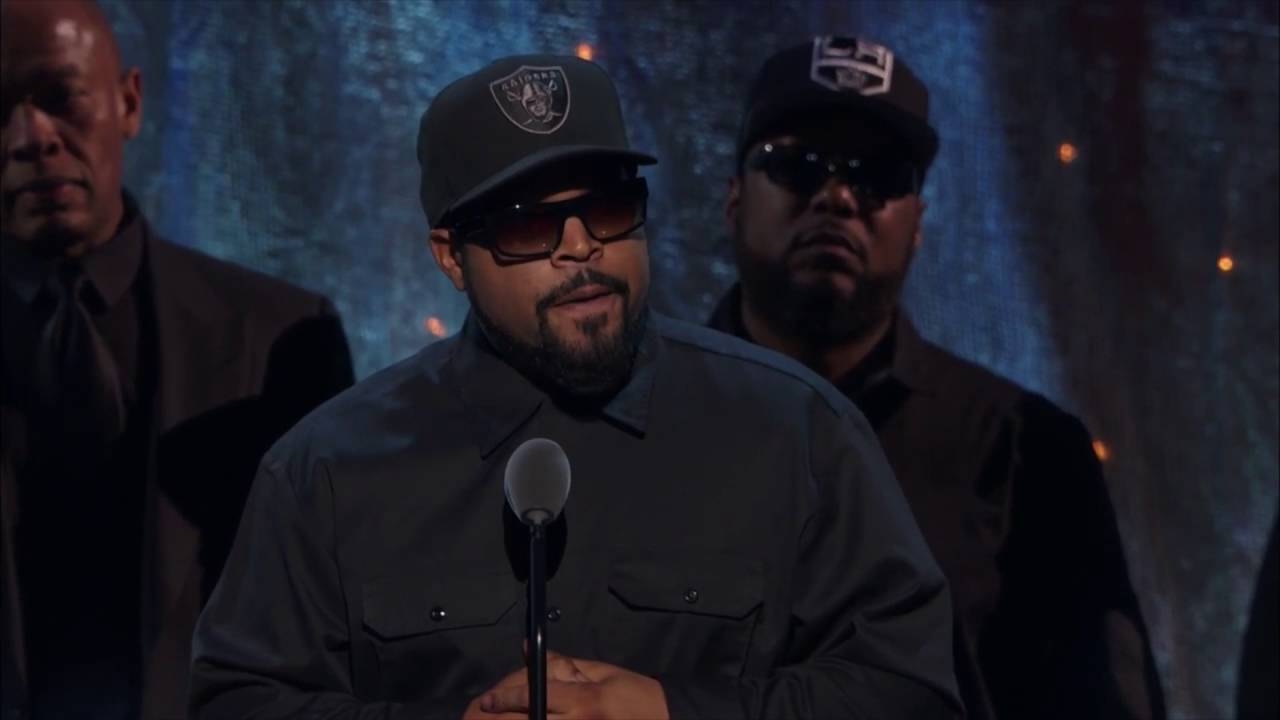 Ice Cube of N.W.A Accepts Rock and Roll Hall of Fame Award
