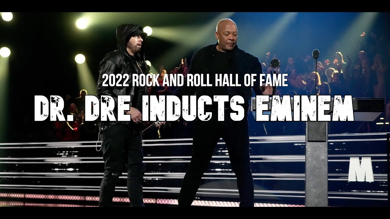 Dr. Dre inducts Eminem into the Rock and Roll Hall of Fame 2022 (High Quality!)