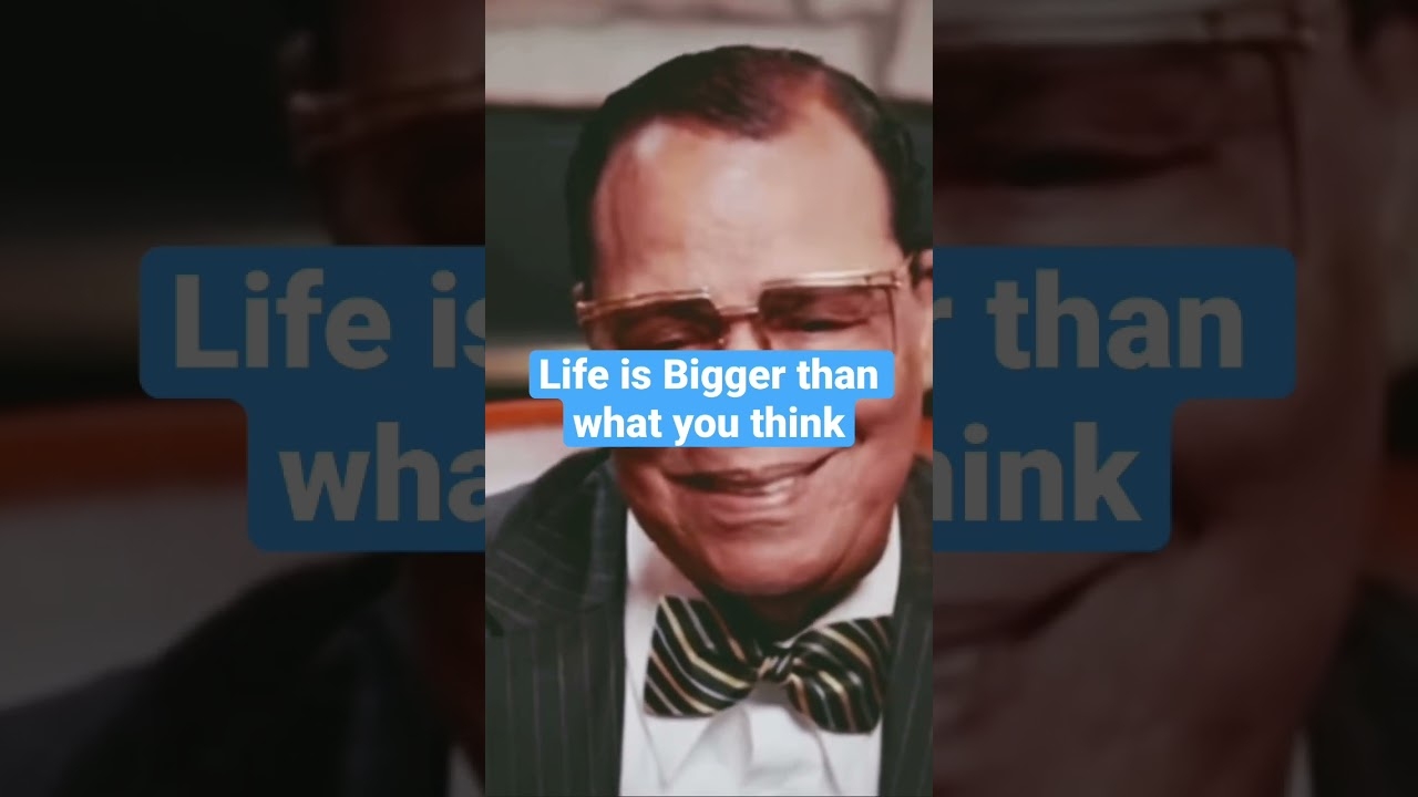 Honorable Minister Louis Farrakhan of Nation of islam talks about life #kanyewest #louisfarrakhan
