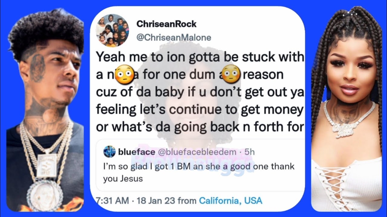 Chrisean Rock & Blueface are D0NE. He has a New New & is with the BM