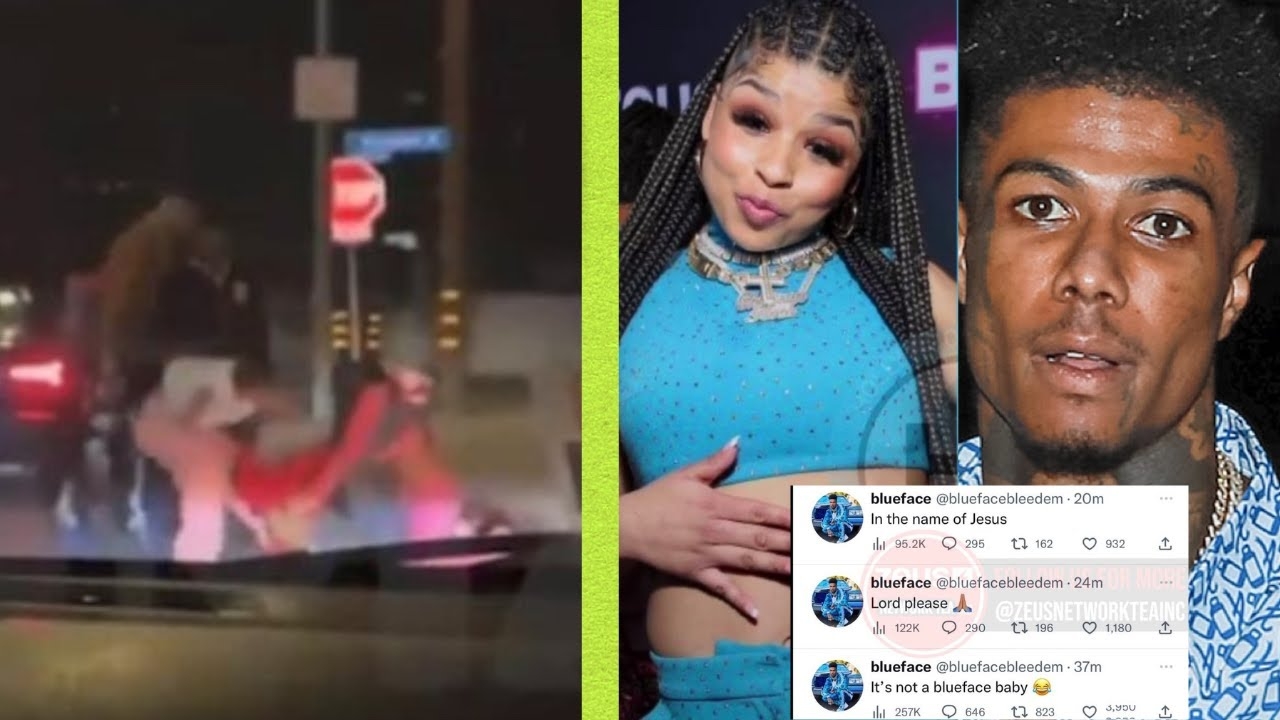 Chrisean Rock Fights Two Women While Trying To Get Blueface In Her Car &  Blue Got A Vasectomy