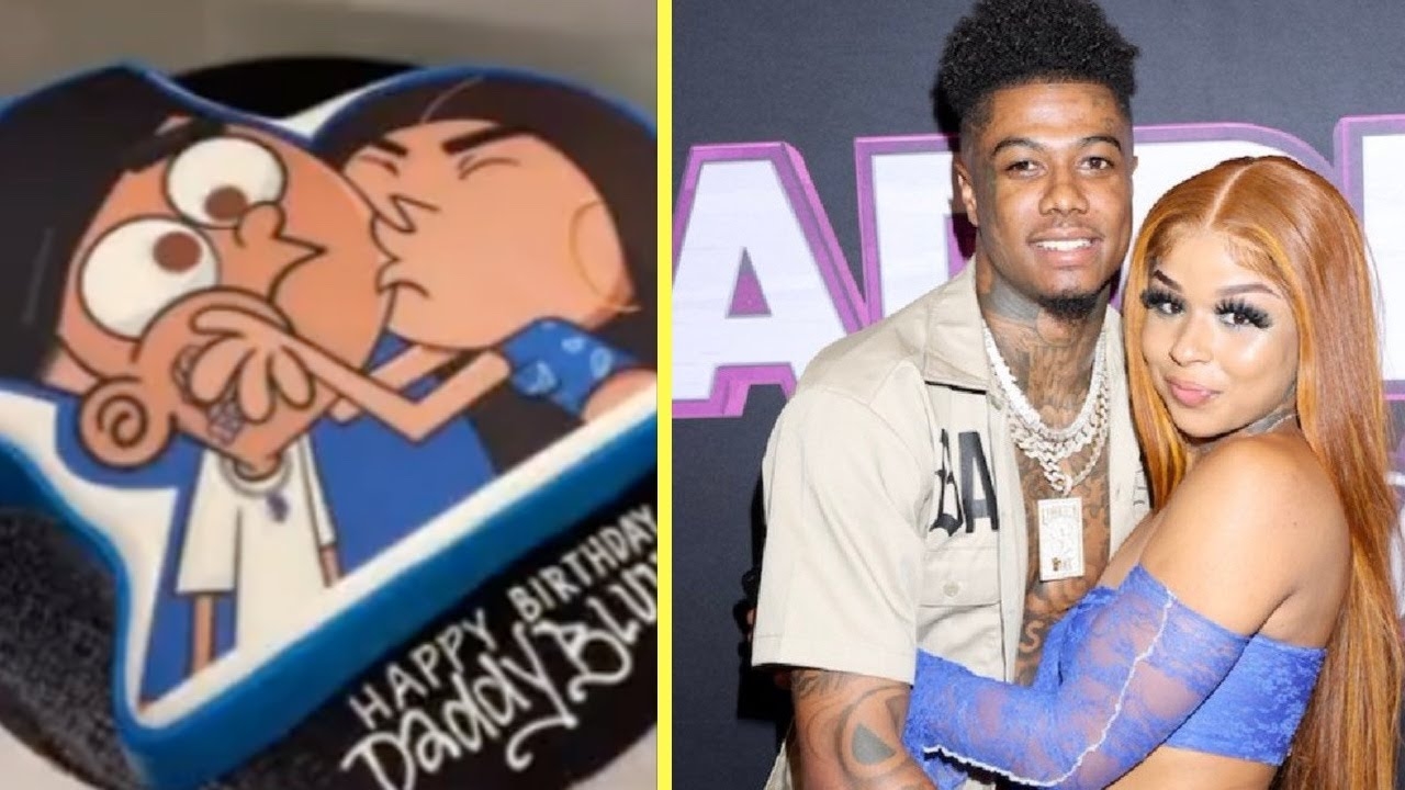 Blueface Sliced Chrisean Rock Face on Video N eating her CAKES - Fans are NOT HAPPY w/ his action