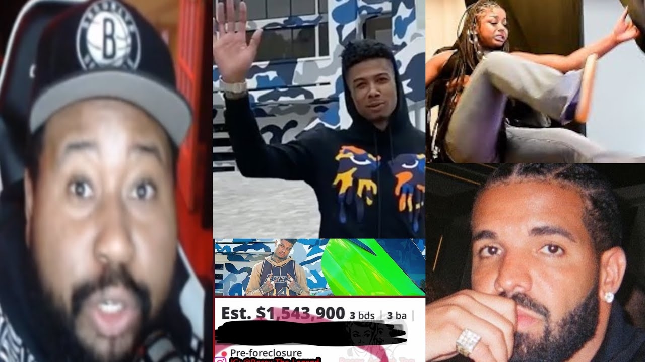 DJ Akademiks Threatens To Buy Blueface House & Clowns Him For Calling Drake A Fan Of Chrisean Rock